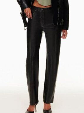 Aritzia Wilfred Melina Vegan Leather Pants